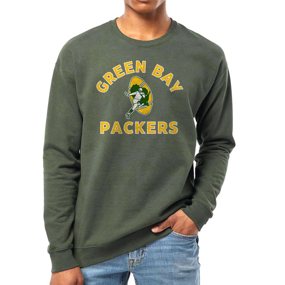 Retro Green bay packers Sweatshirt - Picture 1 of 4